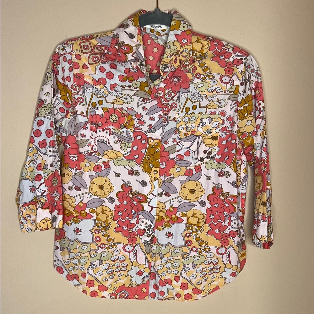 Floral Button Down Shirt